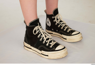 Ashley black sneakers casual foot 0008.jpg